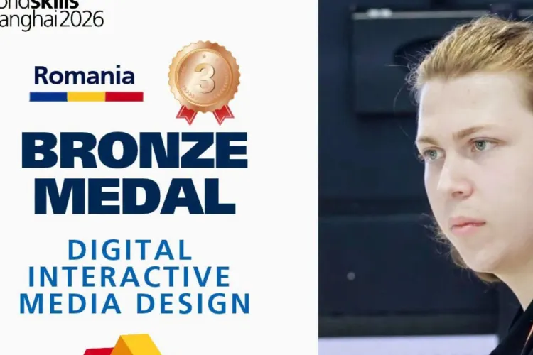 Performanță uriașă pentru Cluj și România! Un student UBB a câștigat medalia de bronz la WorldSkills Shanghai 2026
