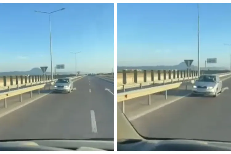 VIDEO. Șoferiță pe sens opus pe Autostrada A3. Polițiștii, uimiți când au descoperit ce vârstă avea