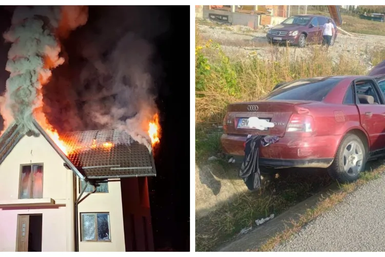 Necaz dublu într-o familie în câteva ore. Mama se luptă pentru viață după un accident grav, iar casa le-a luat foc în aceeași noapte