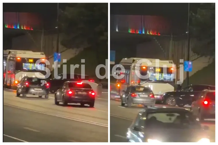 VIDEO. O femeie a fost rănită într-un autobuz 24B, implicat într-un accident la intrarea în Cluj-Napoca. Ce s-a întâmplat pe Calea Florești