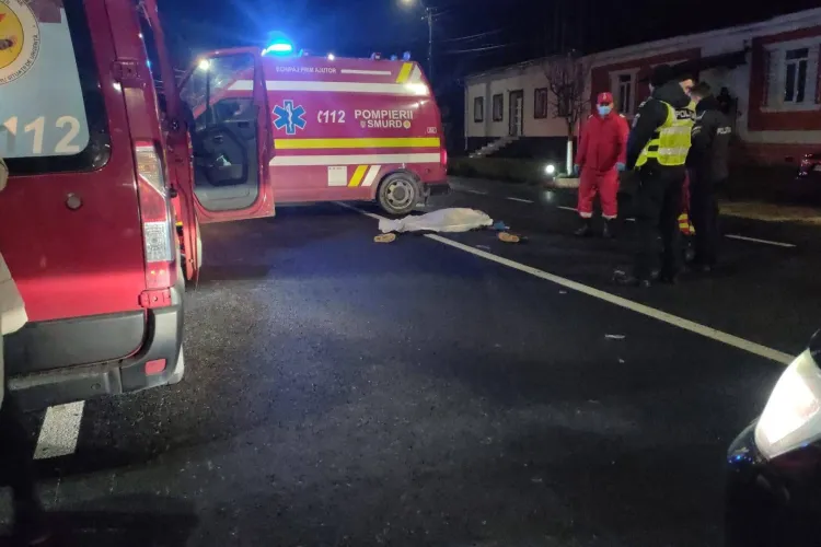 Accident mortal în Cluj! Un bătrânel din Cluj-Napoca a fost spulberat de mașina unei femei, în timp ce traversa drumul: Nu a mai avut nicio șansă