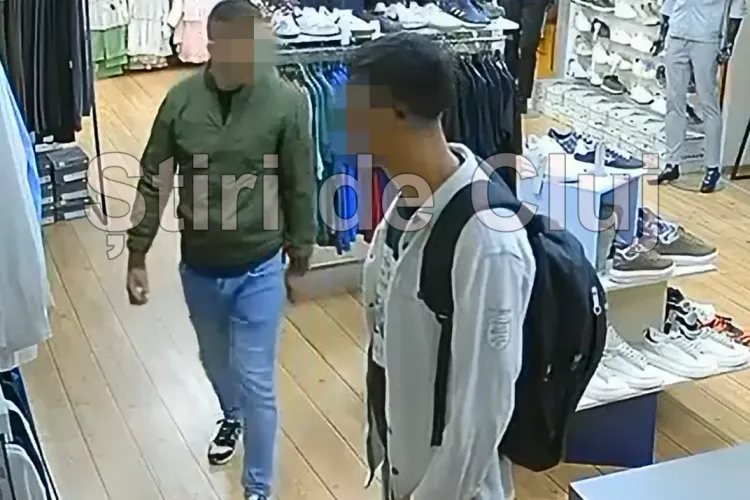 VIDEO EXCLUSIV. Hoț surprins de camere într-un magazin din Cluj! Proprietarii: „Poate de rușine vine singur înapoi. Vom face plângere. ”