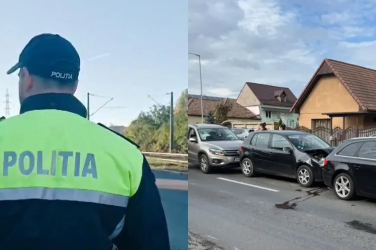 Cum s-a produs carambolul din Florești, în urma căruia o femeie și două minore au ajuns la spital. Ce au descoperit polițiștii
