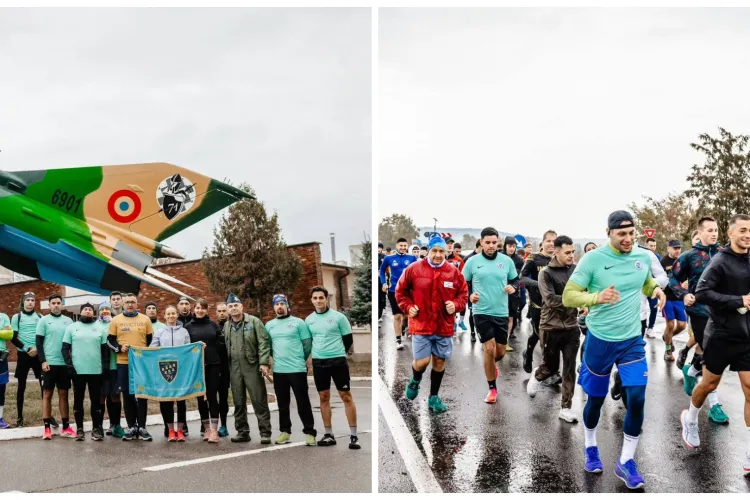 Jandarmii din Cluj au participat la Ștafeta Veteranilor! Au alergat în semn de omagiu pentru eroii care au servit România