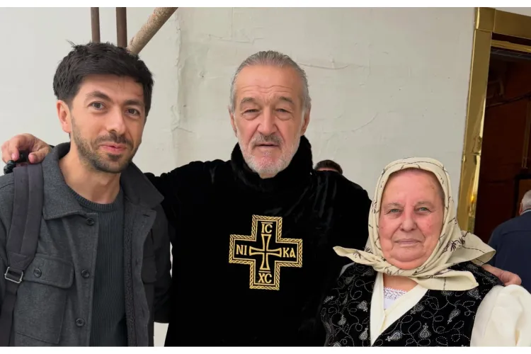 Mircea Bravo și Bunica, în vizită la Gigi Becali! Replica savuroasă a comediantului clujean: „Bunica, din vară la Steaua!”