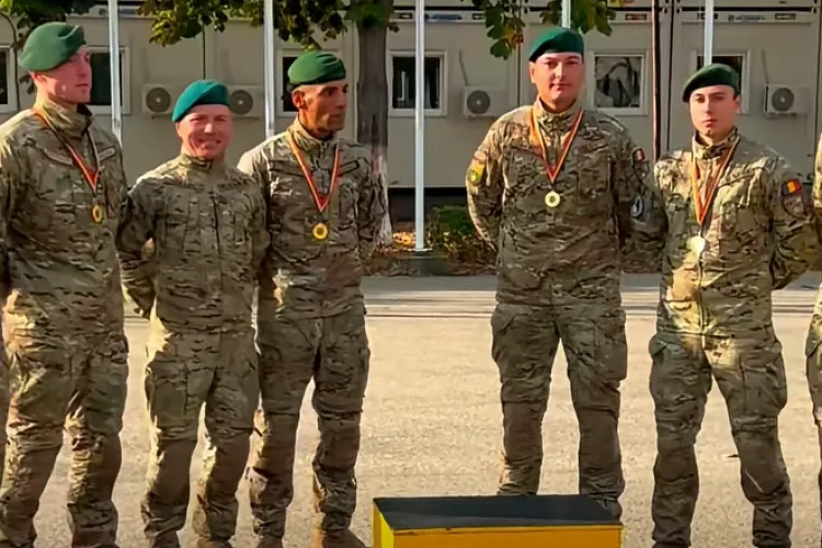Performanță de top pentru militarii clujeni! Au obținut locul I la competiția „Cea mai bună grupă din Forțele Terestre”