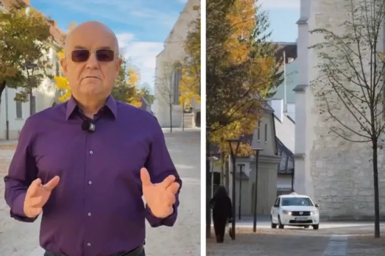 VIDEO. Emil Boc s-a săturat de praful de pe Kogălniceanu! Cere reamenajarea străzii cu nisip și pietriș: „Trebuie să funcționeze pentru oameni”