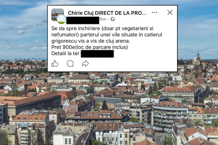 Chirie cu condiții inedite în Cluj! Dacă mănânci carne sau fumezi, nu te poți muta într-o vilă din apropierea stadionului: „Am înnebunit la cap!”