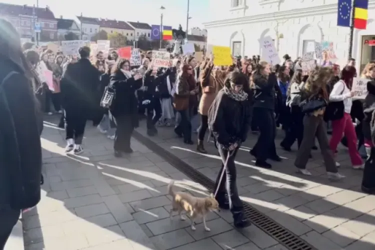 Cluj-Napoca iese în stradă pentru siguranța femeilor. Clujenii se alătură marșului național împotriva violenței asupra femeilor