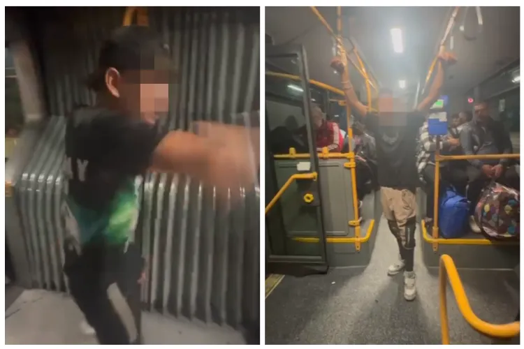 VIDEO. Tânăr agresat într-un autobuz la Cluj. Un călător a intervenit și a filmat totul: „Nimeni nu reacționa”. Poliția l-a „ars” pe scandalagiu 