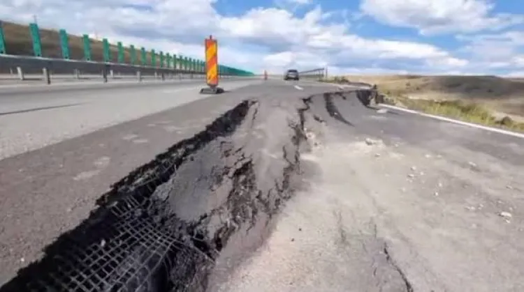 CNAIR explică de ce a închis traficul pe A10. Oficialii se temeau de posibile accidente în zonă
