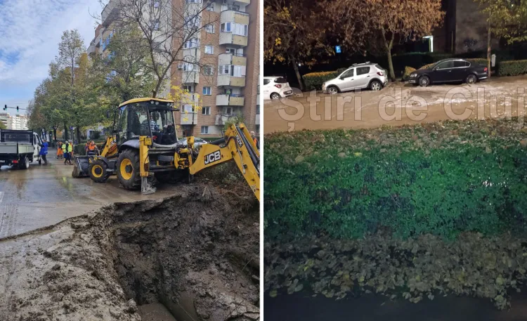 VIDEO. Calea Dorobanților, blocată până vineri seara! Avaria la o conductă uriașă de 1,4 metri e mai complicată decât se credea. Ce trebuie să știe șoferii