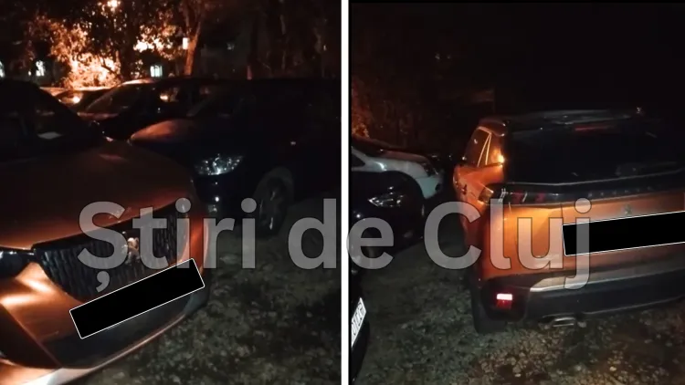 Amenințări pentru un loc de parcare improvizat în Cluj! Un clujean acuză că i-a fost blocată intenționat mașina: „S-a pus stăpânire pe domeniul public!”