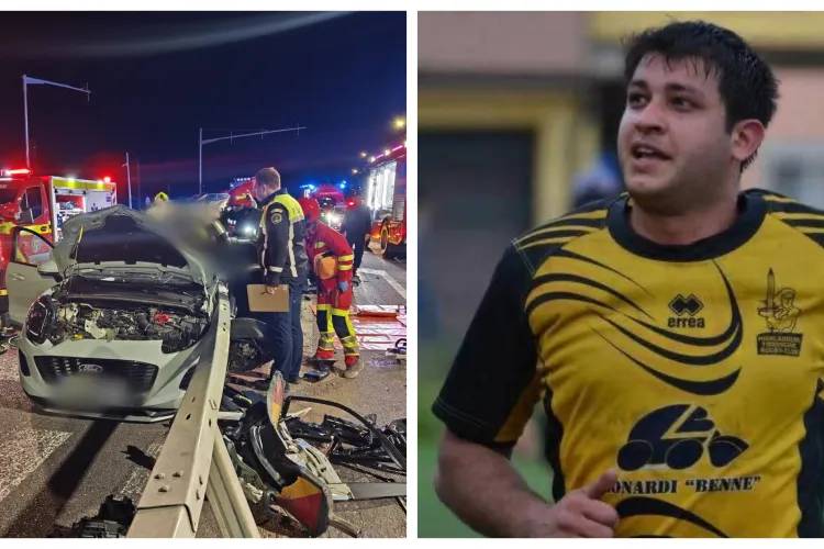 Tragedie în Cluj. Un rugbyst de 43 de ani a murit într-un accident rutier. A lăsat în urmă două fetițe