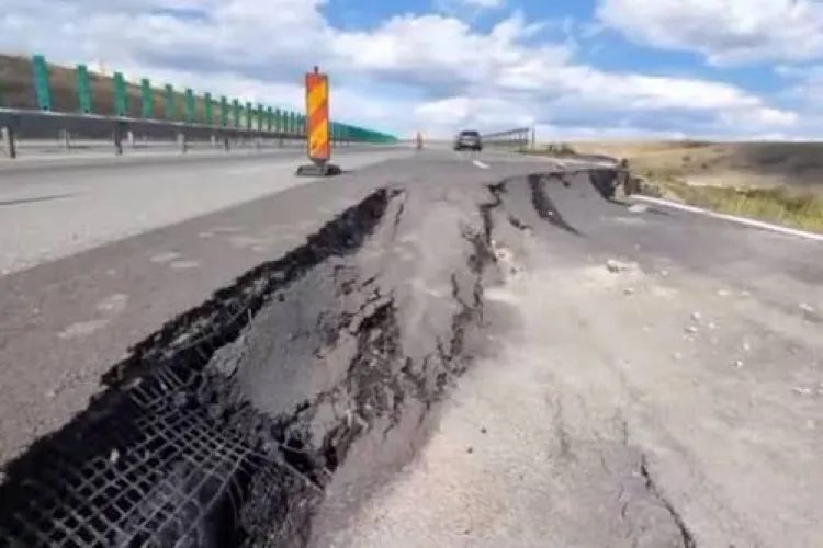 CNAIR explică de ce a închis traficul pe A10. Oficialii se temeau de posibile accidente în zonă