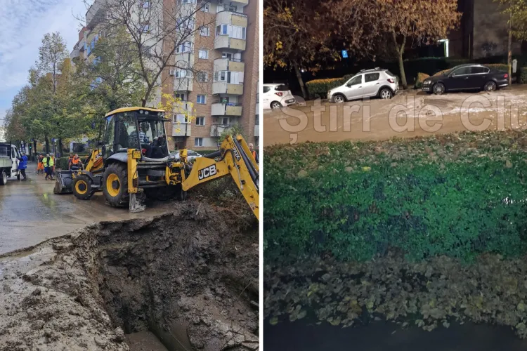 VIDEO. Calea Dorobanților, blocată până vineri seara! Avaria la o conductă uriașă de 1,4 metri e mai complicată decât se credea. Ce trebuie să știe șoferii