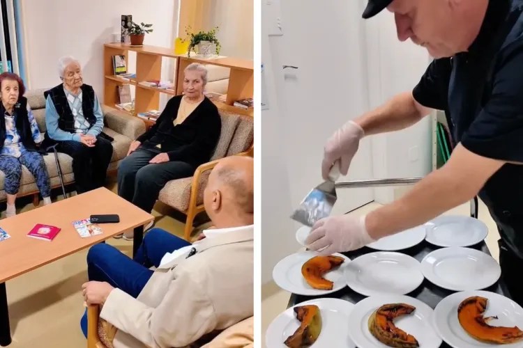 VIDEO. Cum își petrec zilele seniorii de la căminul de vârstnici de pe Calea Baciului. Comparația cu alte cămine văzute la TV: „Era un dezastru”