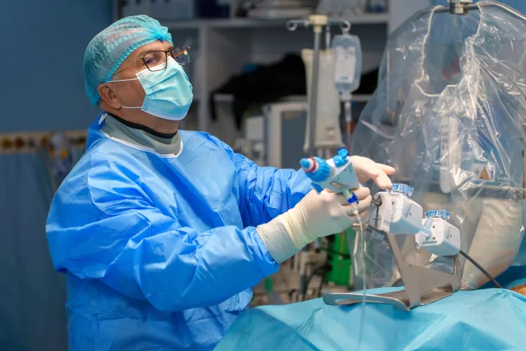Intervenție complicată la un spital din Cluj-Napoca! Un pacient de 58 de ani, cu două valve grav afectate, a fost salvat fără să i se deschidă pieptul