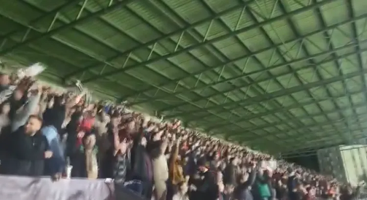 VIDEO. Atmosferă incendiară în Gruia! Galeria CFR Cluj le arată fanilor ce înseamnă să trăiești un gol împotriva rivalilor: „Imposibil de descris”
