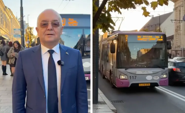 VIDEO. Emil Boc, despre noua linie 49: „E un respect pentru timpul dumneavoastră”. Ce linii dispar de luni și ce se întâmplă cu abonamentele clujenilor