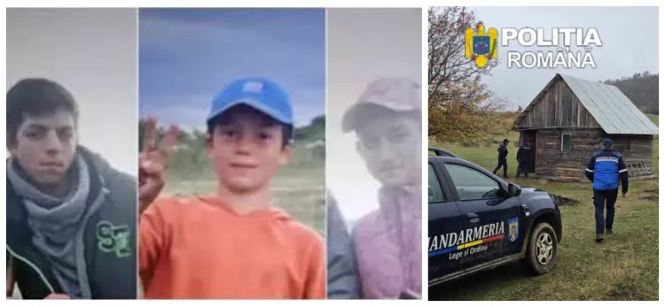 Mobilizare uriașă în Cluj pentru găsirea a trei frați dispăruți fără urmă! Polițiști, jandarmi și voluntari participă la căutări