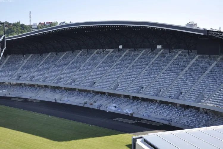 S-au montat toate scaunele pe Cluj Arena