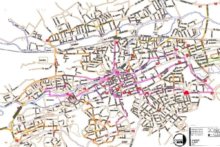 Pe ce strazi vor fi amplasate cele 50 de statii de inchiriat biciclete VEZI HARTA si LOCATIILE