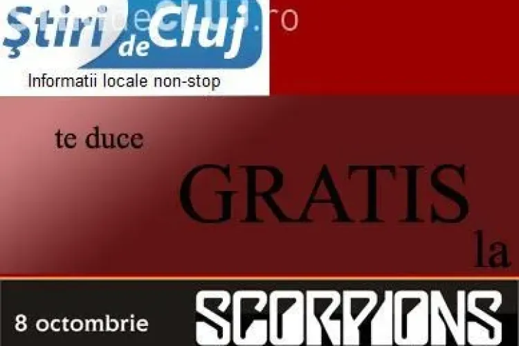 Lista castigatorilor concursului "Stiri de Cluj te trimite Gratis la Scorpions" pe Cluj Arena