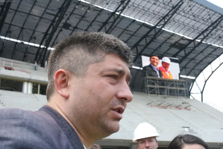 Alin Tise joaca "amicale" pe stadionul Cluj Arena: "Data viitoare imi chem si familia si bunica de 75 de ani" FOTO