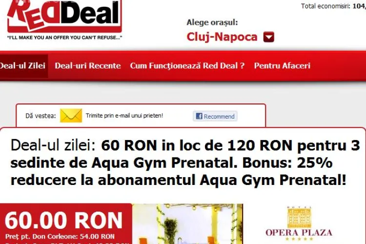 Deal-ul zilei:  60 lei in loc de 120 lei pentru 3 sedinte de Aqua Gym Prenatal. Primesti si 25% reducere la abonamentul Aqua Gym Prenatal!(P)