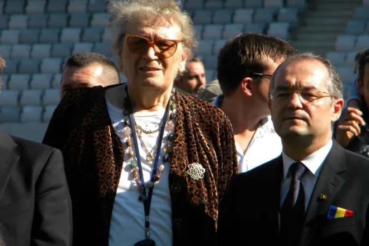 Gabi Szabo, Florin Piersic si Iolanda Balas Soter, la inaugurarea Cluj Arena