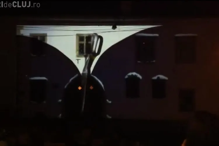 Proiectie 3D pe Casa Matei! Vezi imaginile care i-au uimiti si pe turistii francezi VIDEO