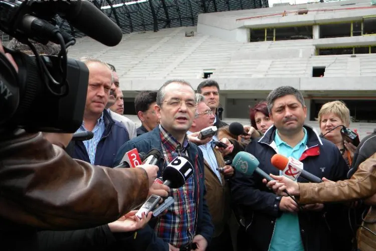 Emil Boc la inaugurarea Cluj Arena, sambata, 1 octombrie