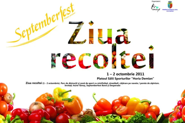 Ziua recoltei la Cluj-Napoca, in perioada 1-2 octombrie