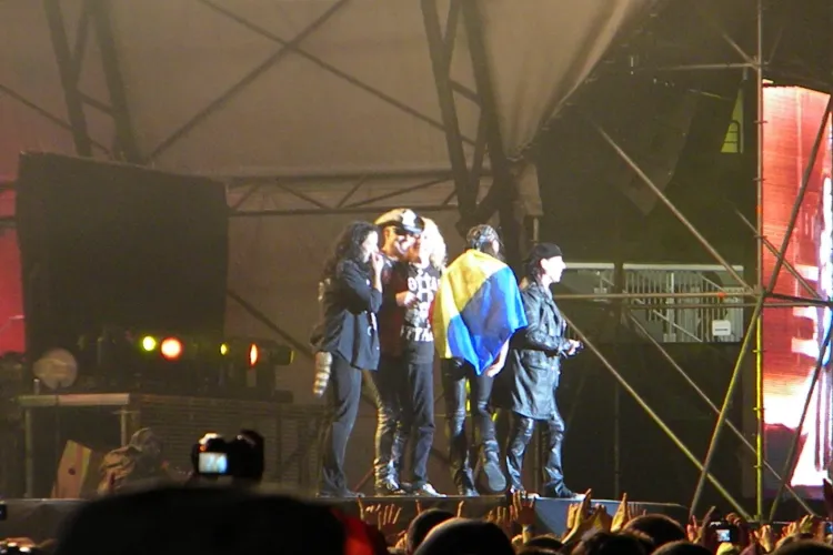 Scorpions cu tricolorul pe scena! VEZI fotografii memorabile de la concertul de pe Cluj Arena