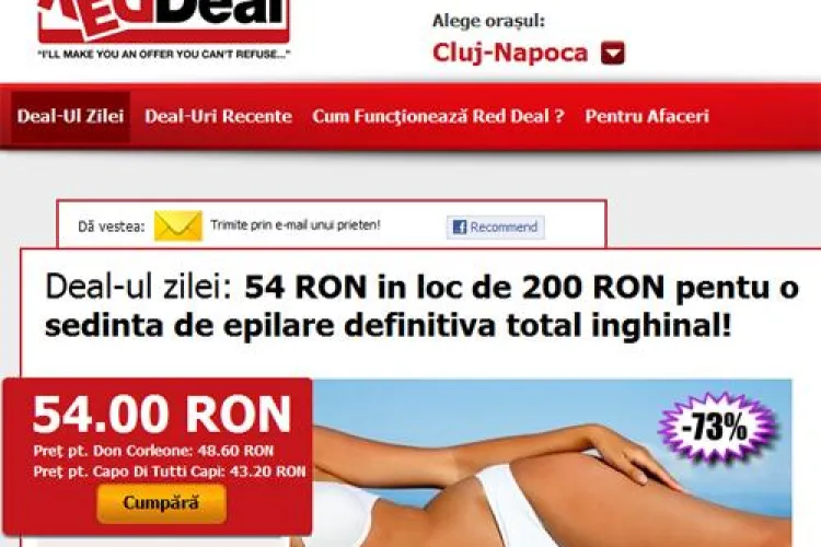 73% reducere pentru o sedinta de epilat inghinal total definitiv! Platesti 54 lei in loc de 200 lei la Salonul Prana din Cluj-Napoca (P)