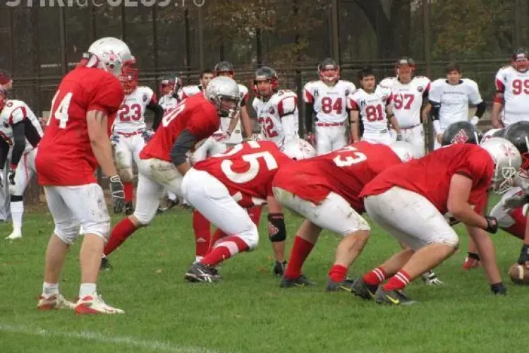 Cluj Crusaders, vicecampioana nationala la Fotbal American 