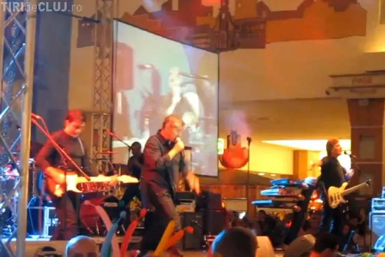 Vezi ce spectacol a facut Holograf la mall -ul din Floresti VIDEO