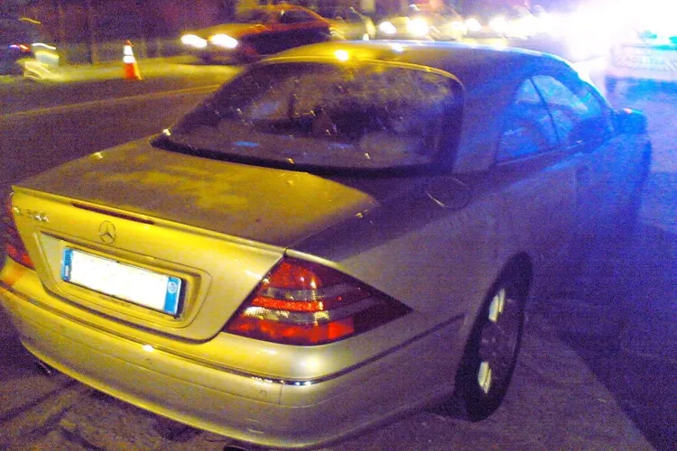 Accident mortal la Floresti! Doua persoane spulberate de un Mercedes inmatriculat in Italia FOTO