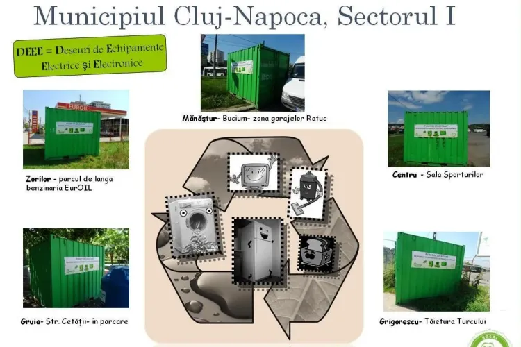 Deseurile electrice si electronice vor fi colectate sambata, 29 octombrie, la Cluj! Vezi unde sunt punctele depozitare ROSAL