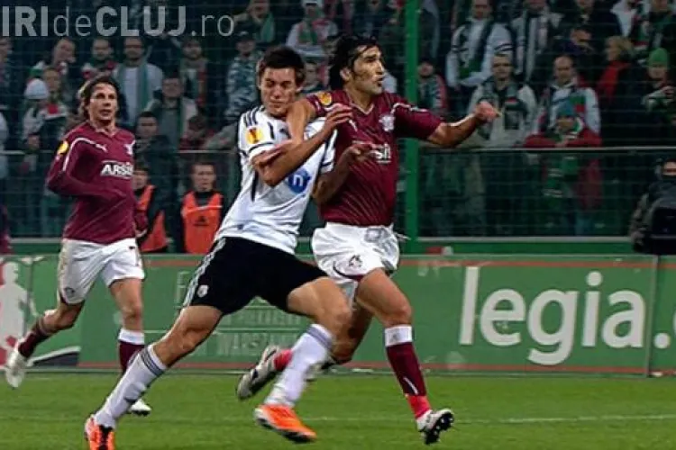 Legia Varsovia - Rapid 3-1. Giulestenii scosi din cursa