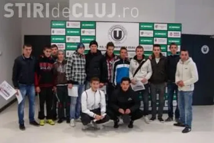 U Cluj ii primeste la antrenament pe elevii care invata bine