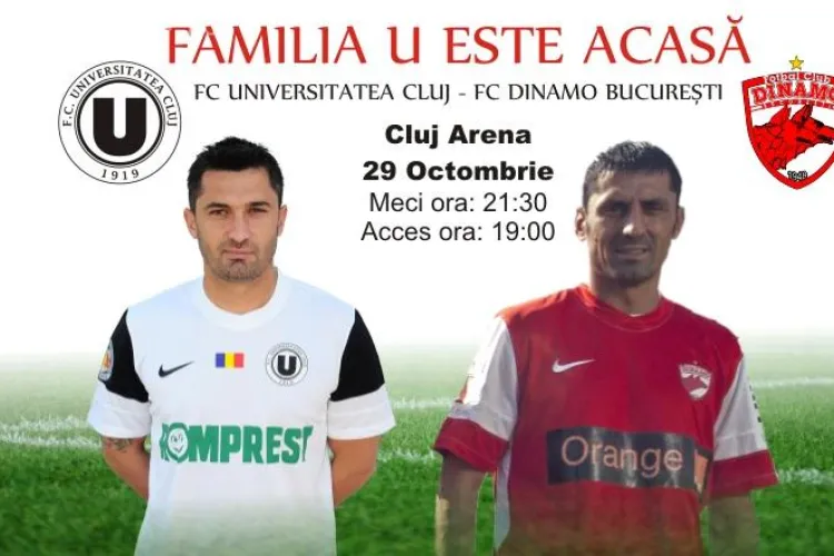 U Cluj a vandut 10.000 de bilete pentru meciul cu Dinamo. Vezi AICI cat costa un bilet