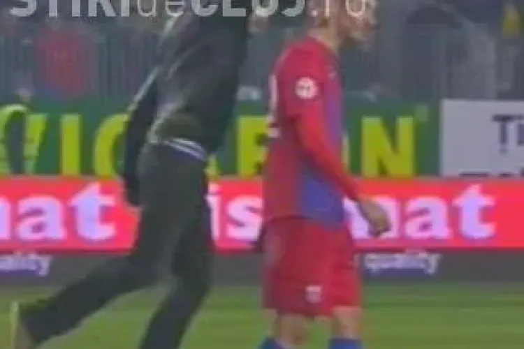Galamaz, lovit cu pumnul de un suporter la meciul cu Petrolul Ploiesti VIDEO