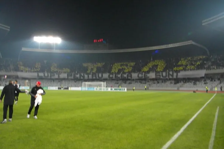 Galeria U Cluj, show senzational la meciul cu Dinamo VIDEO si FOTO
