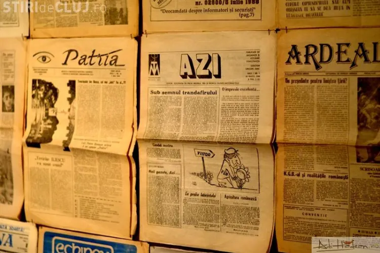 Expozitie cu ziare din ultimii 20 de ani la Bastionul Croitorilor FOTO