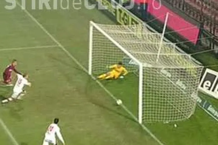 CFR Cluj sustine ca a fost gol la Kapetanos. Imaginile arata altceva FOTO