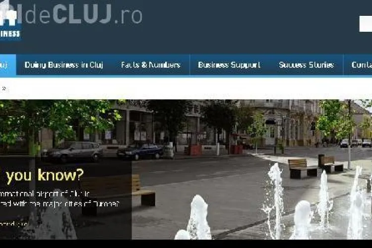 Primaria Cluj-Napoca a lansat www.clujbusiness.ro VIDEO