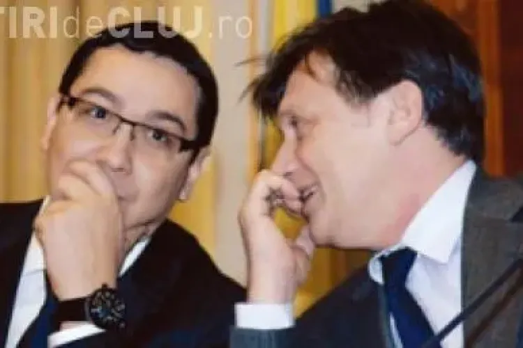 USL scade in sondaje! Crin Antonescu si Ponta vin la Cluj ca sa atace coruptia