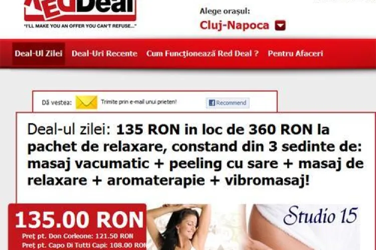 135 lei in loc de 360 lei la pachet de relaxare= masaj vacumatic + peeling cu sare + masaj de relaxare + aromaterapie + vibromasaj! (P)